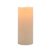LED SVIEČKA plast   - krémová, Basics, plast (12,5/25cm) - Ambia Home