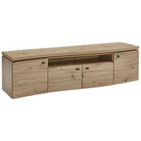 LOWBOARD  in 199,9/53/51,8 cm  - Schwarz/Eiche Artisan, MODERN, Holzwerkstoff/Kunststoff (199,9/53/51,8cm) - Modante