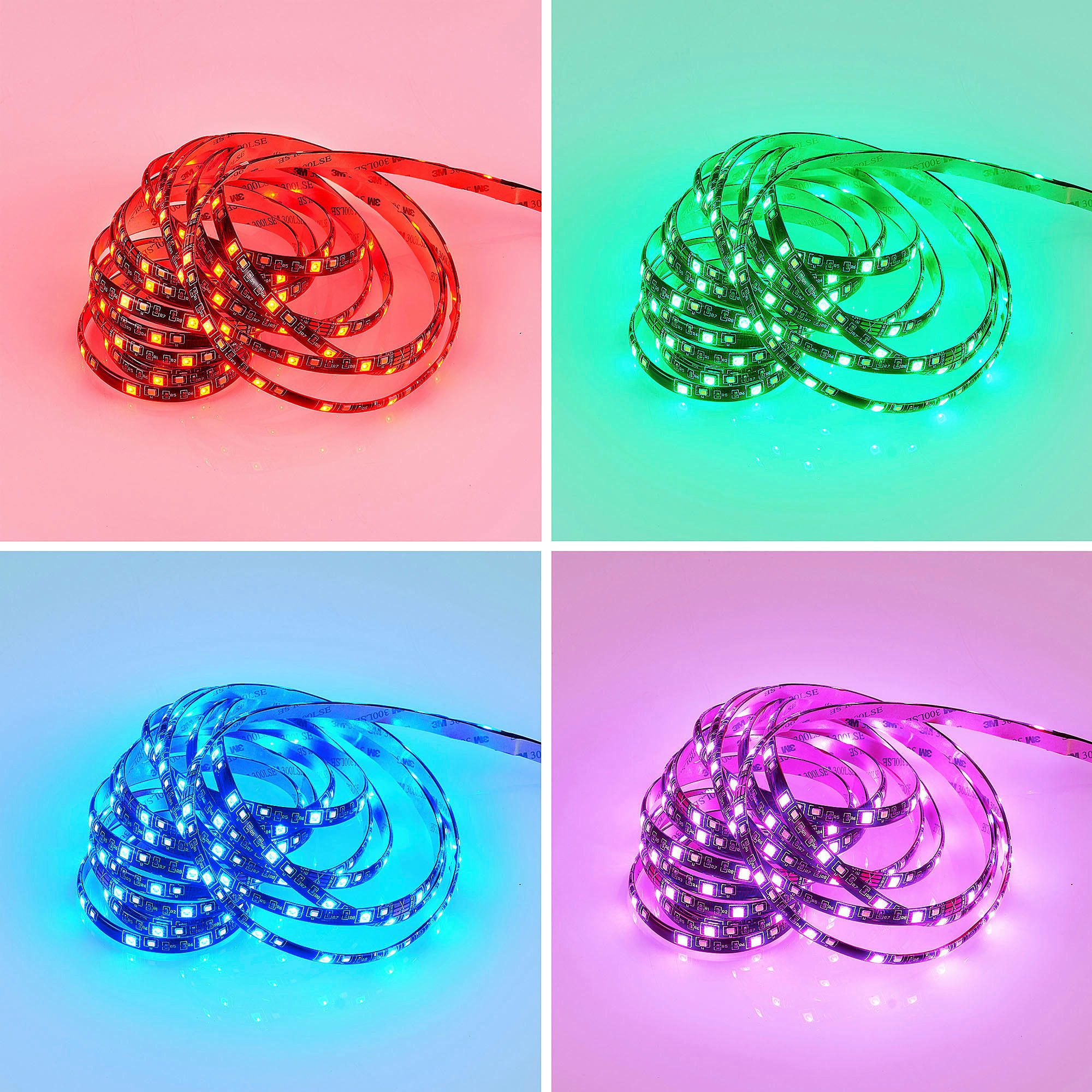 LED PÁSKA, 500 cm - černá, Basics, plast (500cm)