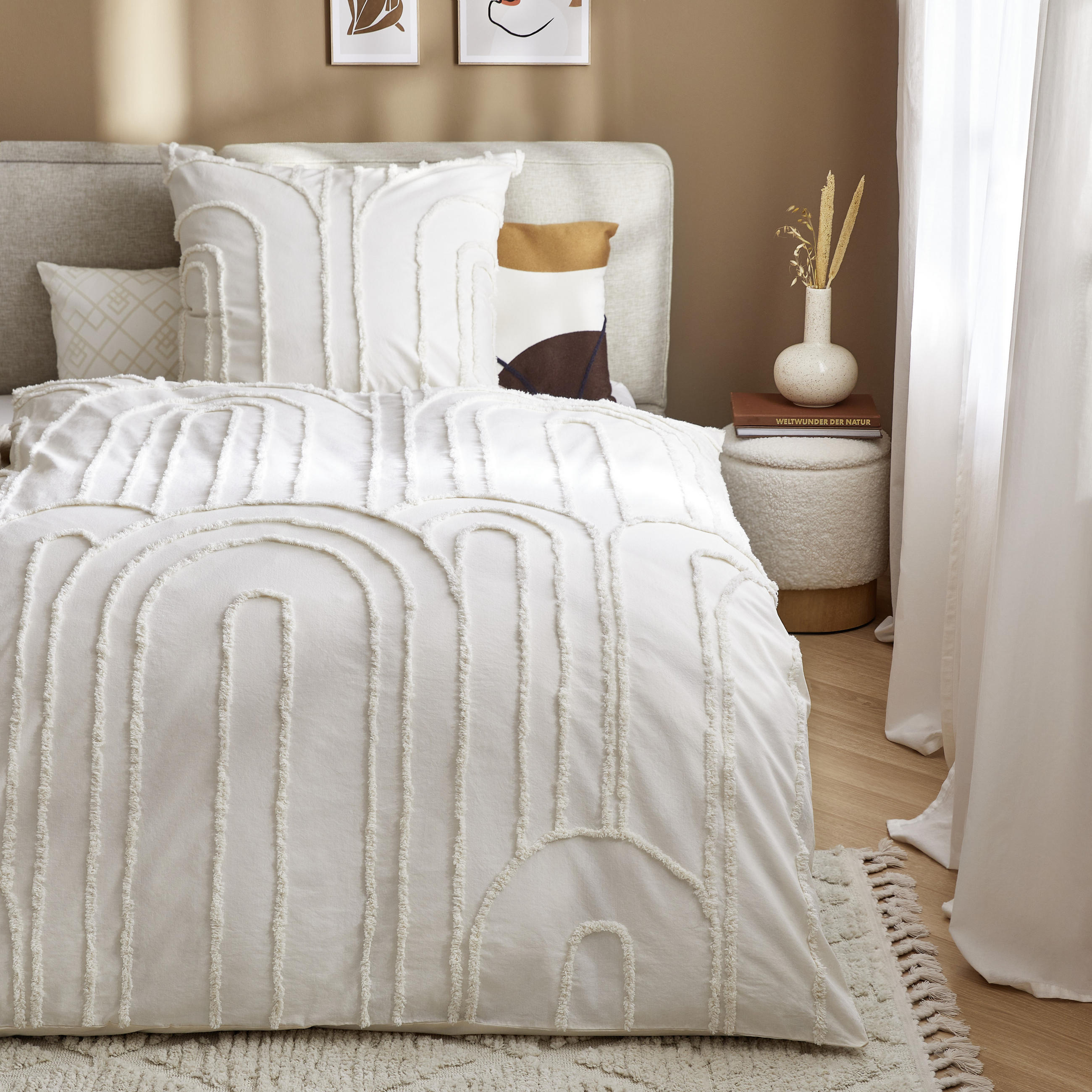 BETTWÄSCHE Renforcé - Creme, Trend, Textil (135/200cm) - Ambiente