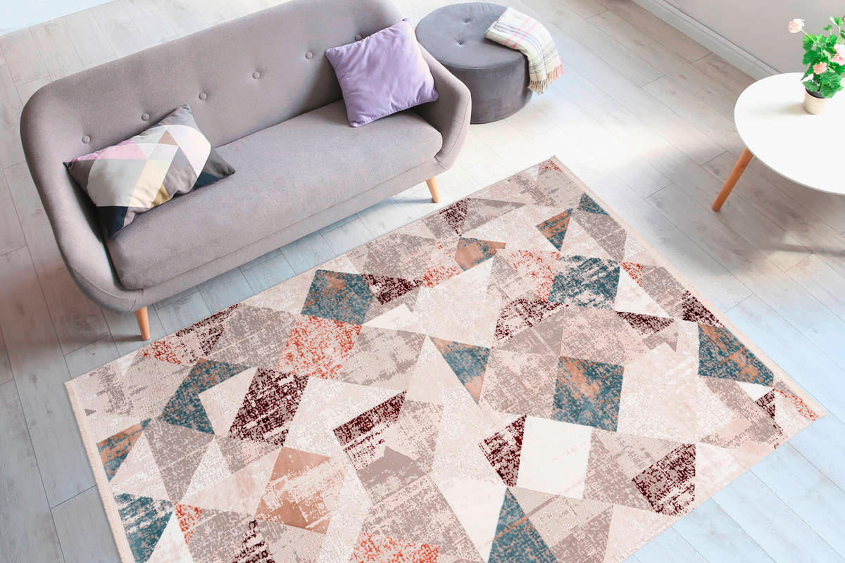VINTAGE-TEPPICH 200/300 cm Akropolis Grau, Rosa  - Rosa/Grau, Design, Textil (200/300cm) - Kayoom