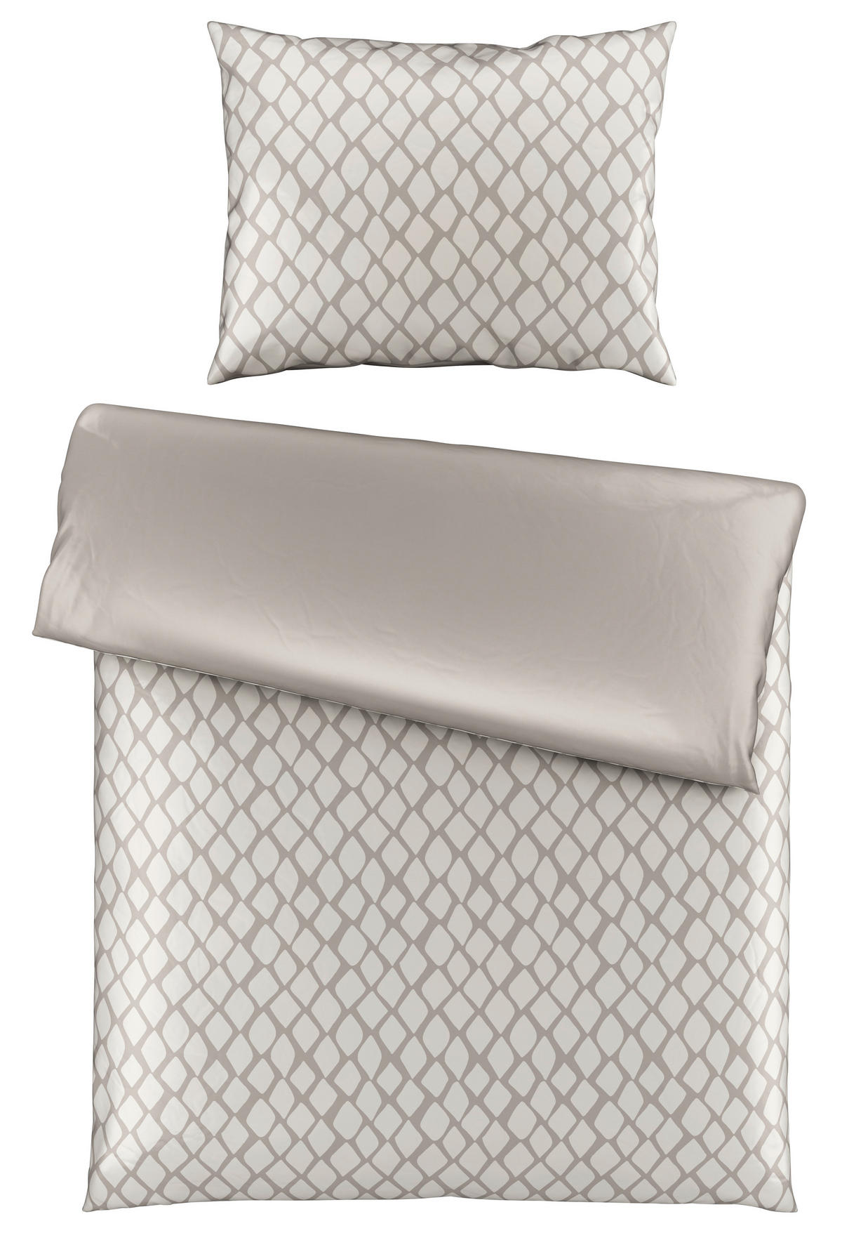 POSTEĽNÁ BIELIZEŇ, satén, zelená, 140/200 cm - zelená, Design, textil (140/200cm) - Dieter Knoll