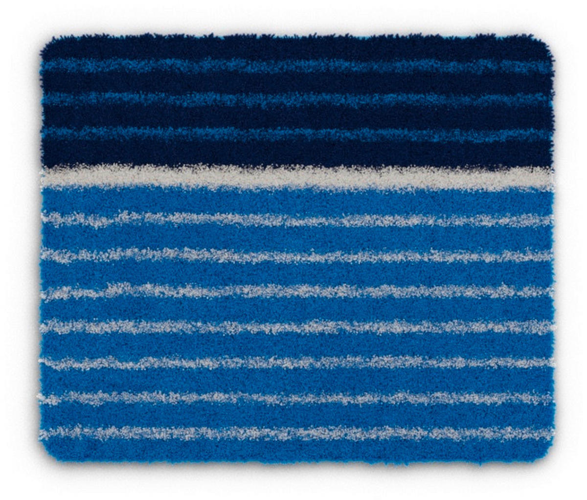 BIDET-VORLEGER Blau 50/60 cm  - Blau, Basics, Kunststoff/Textil (50/60cm) - Grund