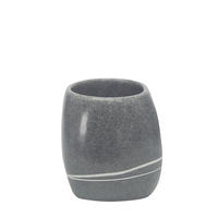 KUPATILSKA ČAŠA  siva  plastika  - siva, Osnovno, plastika (8,5/9,5cm) - Kleine Wolke