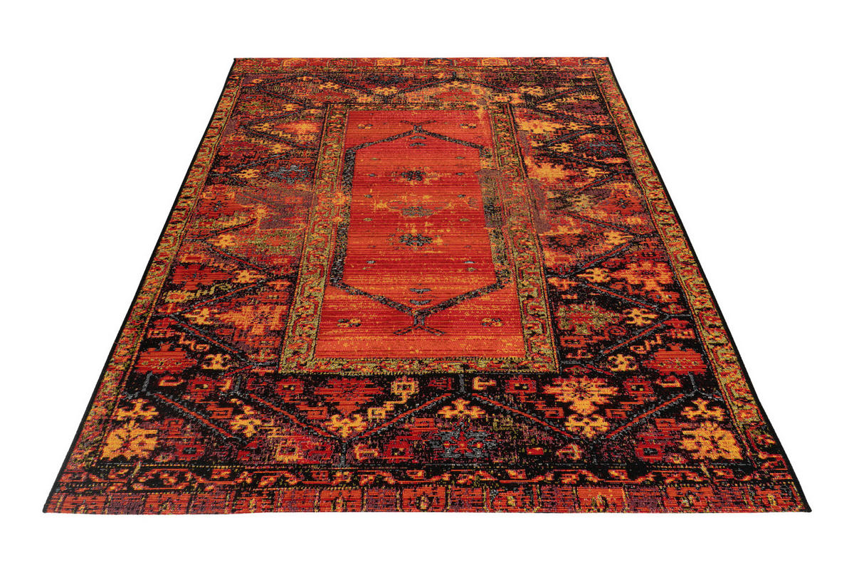 OUTDOORTEPPICH 80/150 cm My Gobelina Multicolor, Rot  - Rot/Multicolor, Design, Textil (80/150cm) - Obsession