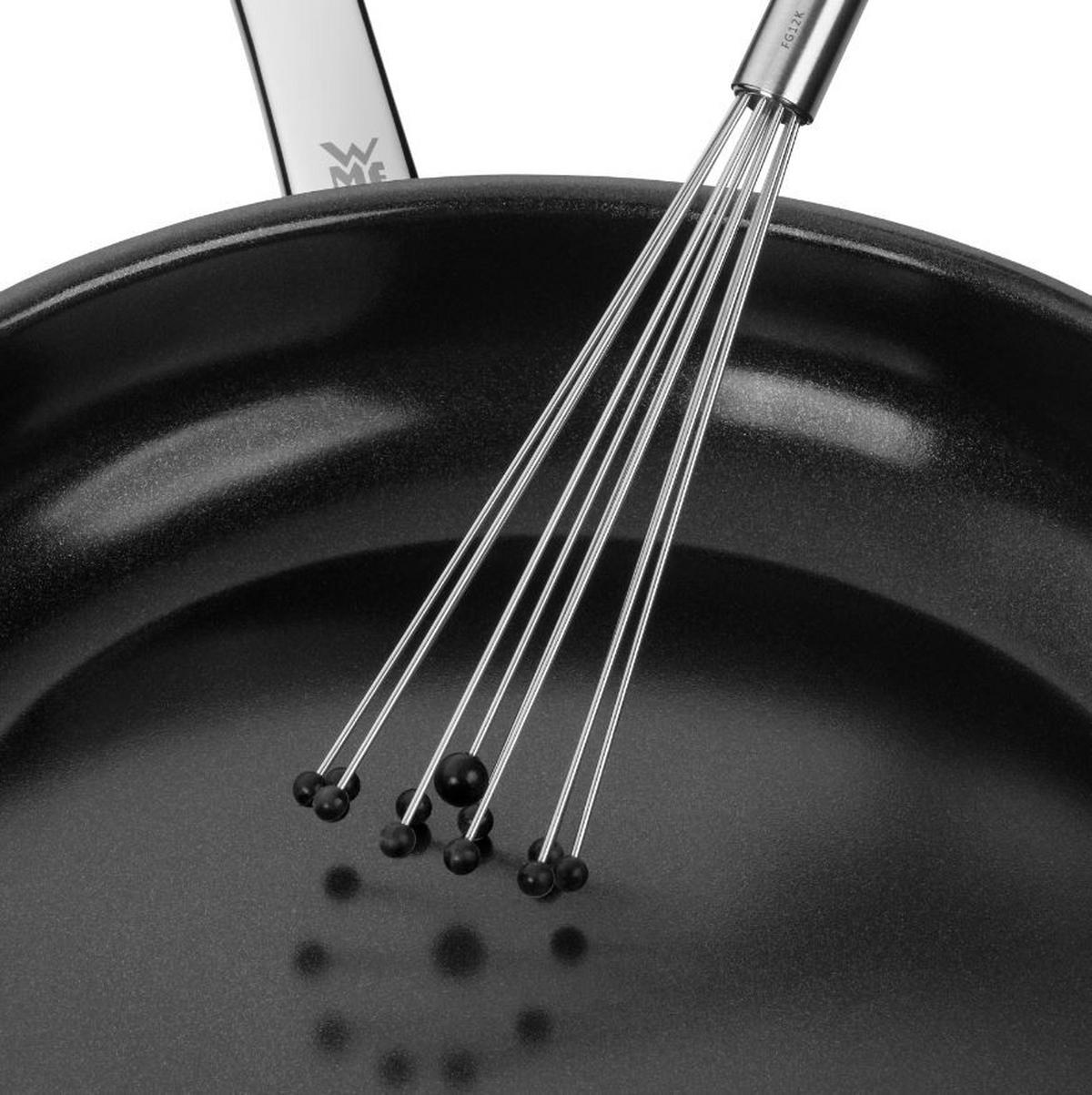 SCHNEEBESEN Profi Plus  - Edelstahlfarben/Schwarz, Basics, Metall (27cm) - WMF