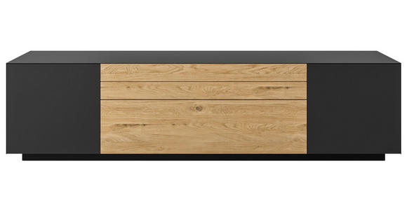 LOWBOARD Celika in 210/55/40 cm - Wildeiche/Anthrazit, Natur, Holz/Holzwerkstoff (210/55/40cm) - Dieter Knoll