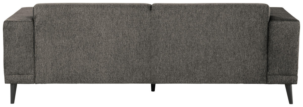 3-SITZER-SOFA OSLO_LZ Webstoff Anthrazit  - Anthrazit/Schwarz, Design, Holz/Textil (218/77/93cm) - MID.YOU