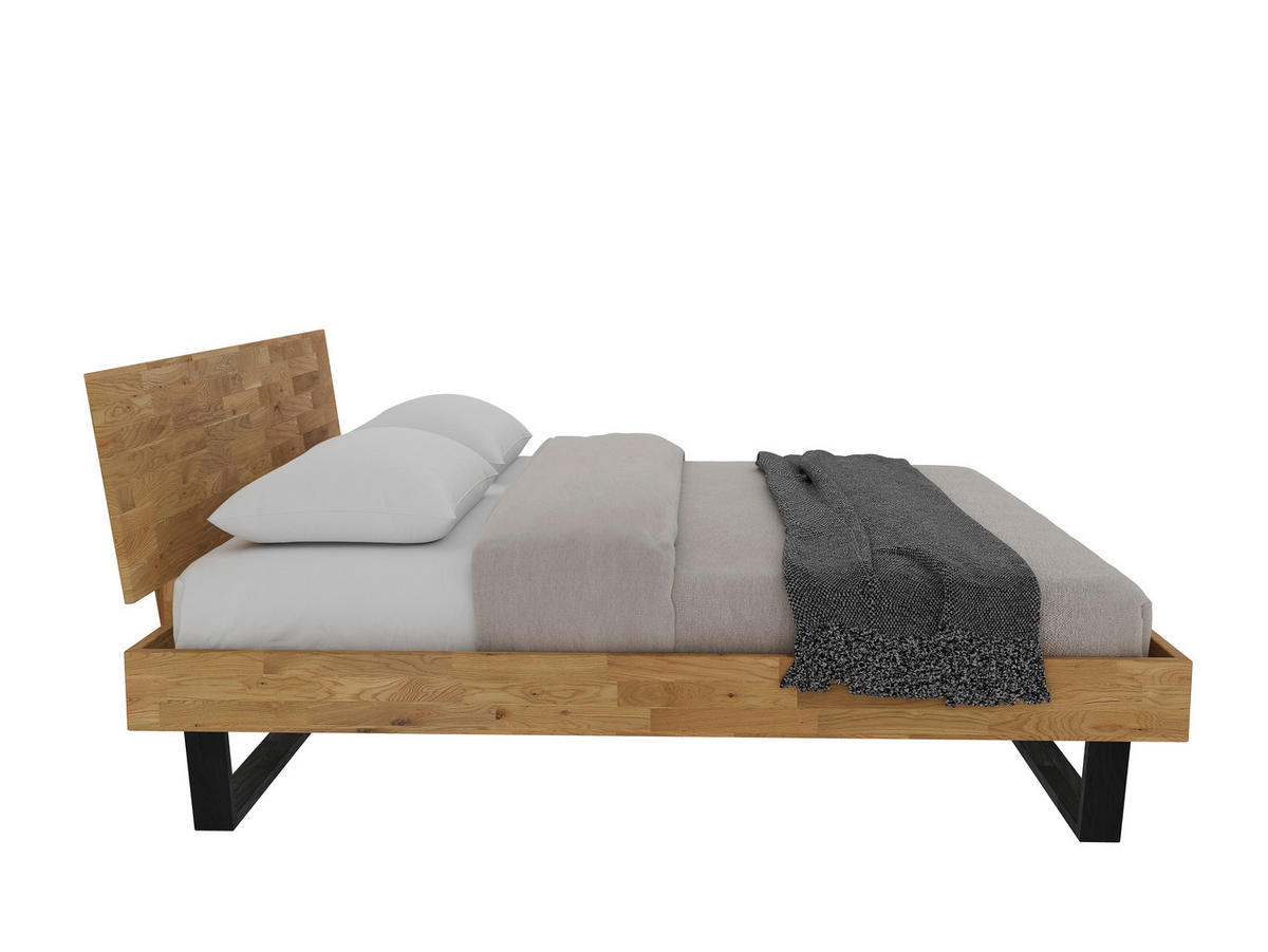 BETT 180/200 cm  in Wildeiche  - Wildeiche, MODERN, Holz (180/200cm) - MID.YOU