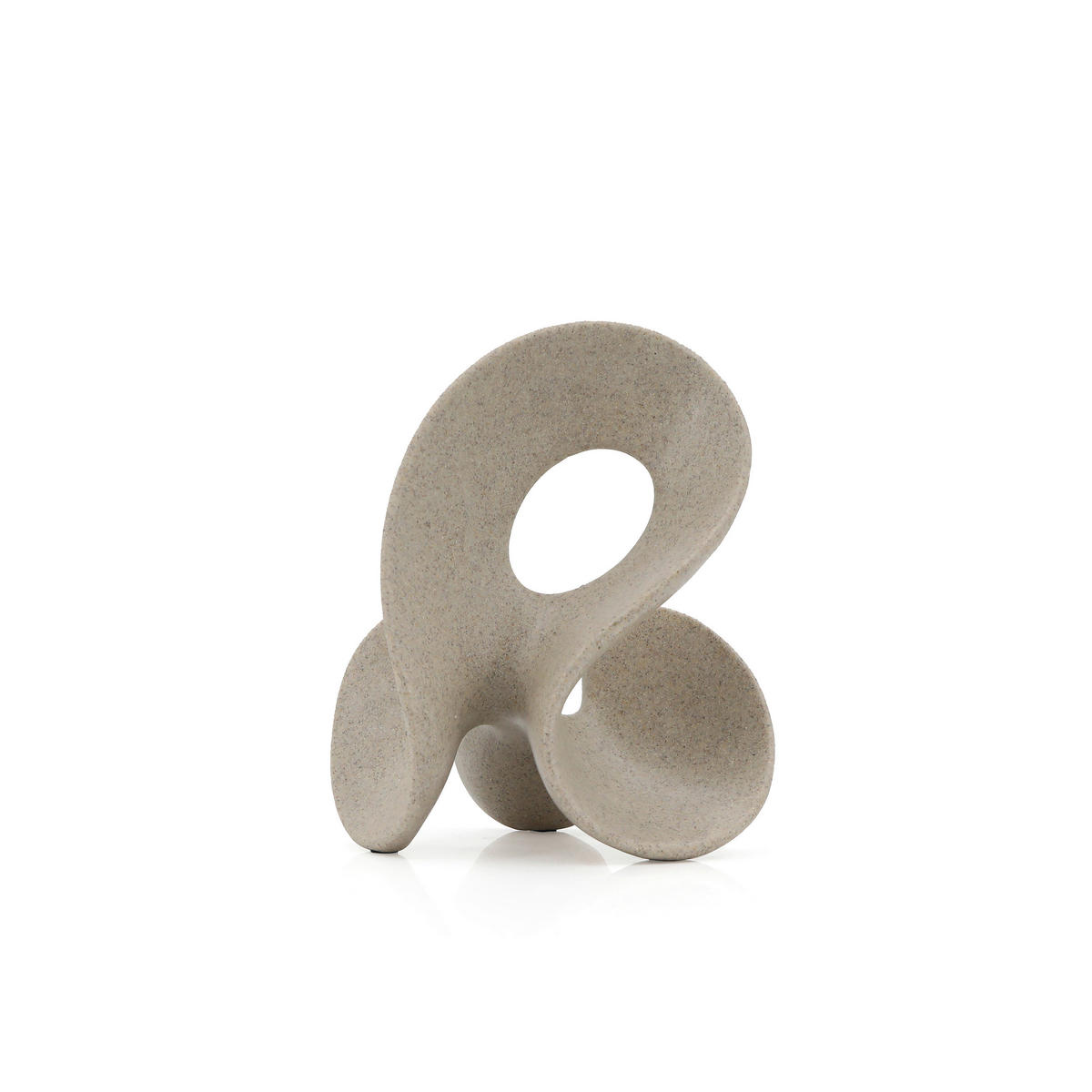 SKULPTUR - Braun, Trend, Kunststoff (19,5/23/14,5cm) - Ambia Home