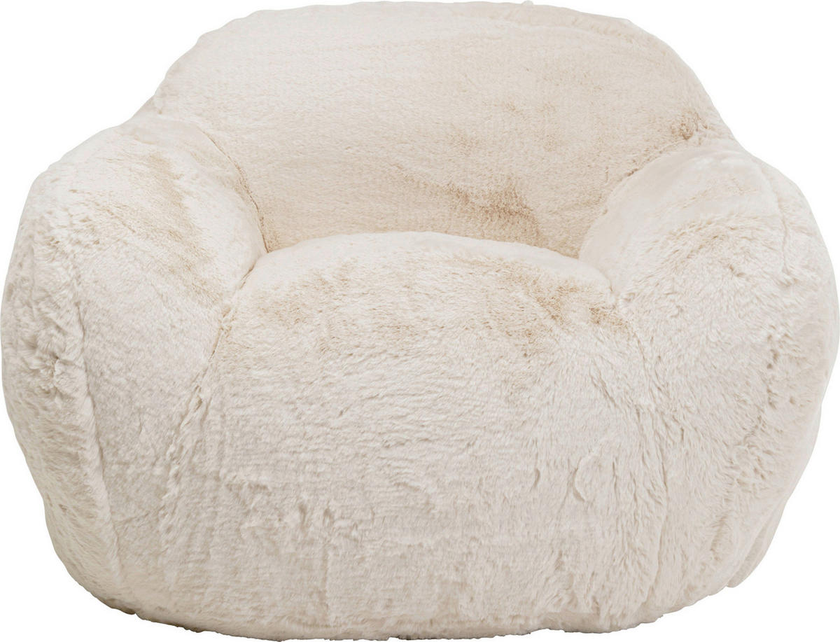 SESSEL in Creme  - Creme, Design, Fell (115/81/104,5cm) - Kare-Design
