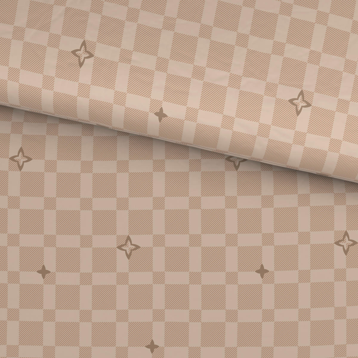 POVLEČENÍ satén krémová 200/200 cm - krémová, Design, textil (200/200cm) - Ambia Home