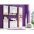 SPIEGELSCHRANK Sonoma Eiche - Silberfarben/Weiß, Basics, Holzwerkstoff/Kunststoff (70/74/26cm) - XORA