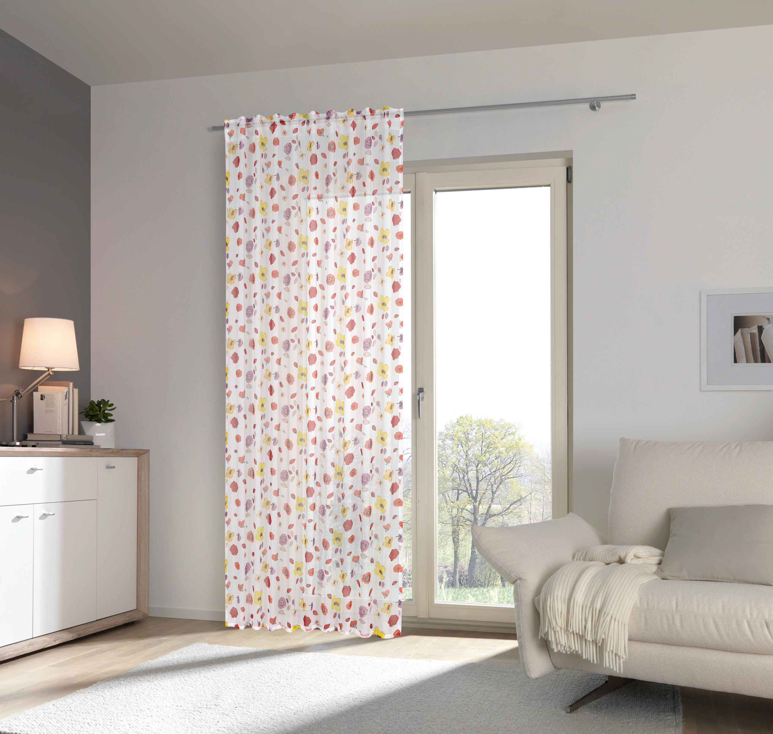 FERTIGVORHANG  transparent  135/245 cm   - Multicolor, Basics, Textil (135/245cm) - Esposa
