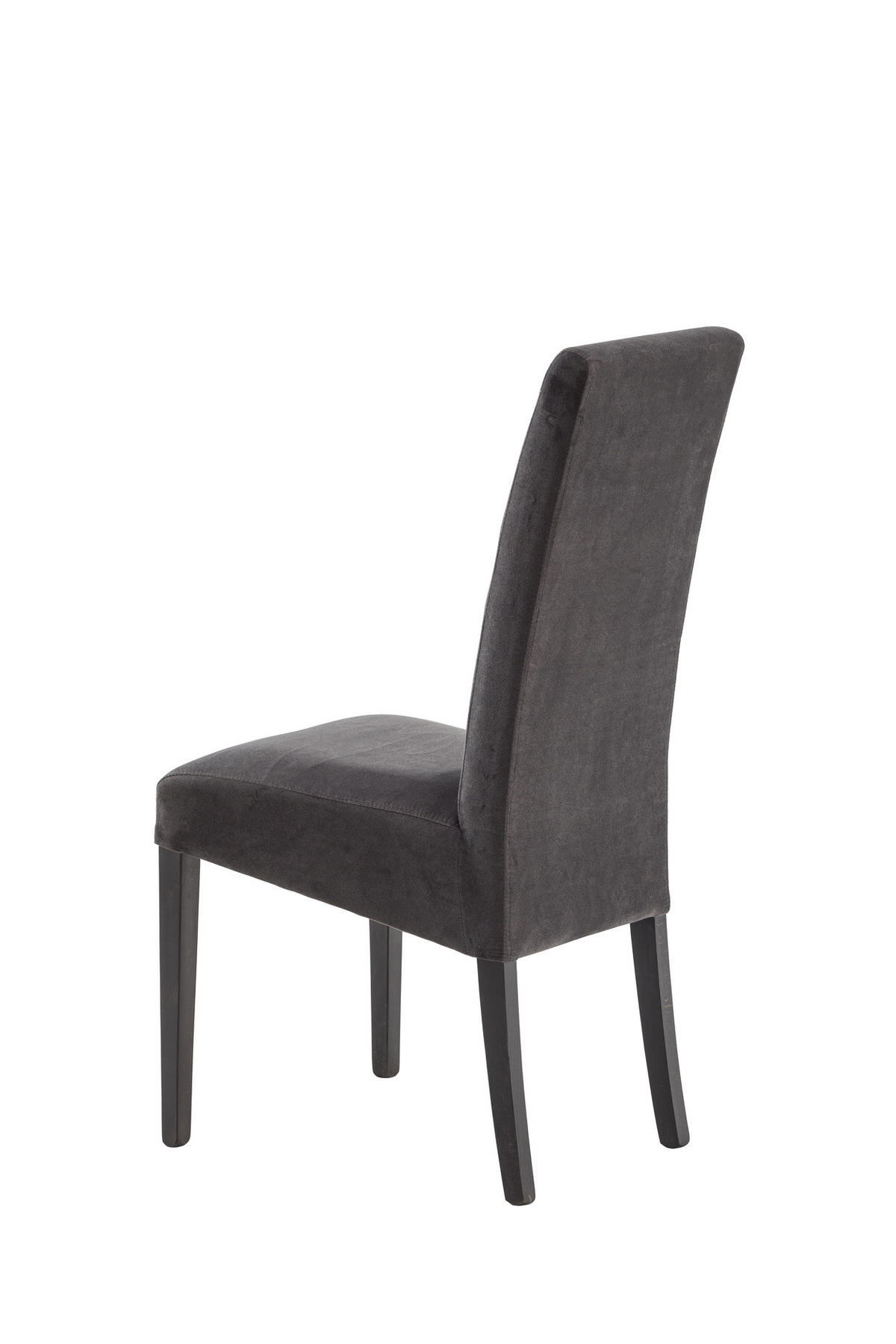 STOLICA  tamno siva  drvo, tekstil      - tamno siva/wenge boje, Konvencionalno, drvo/tekstil (46/101/62cm)
