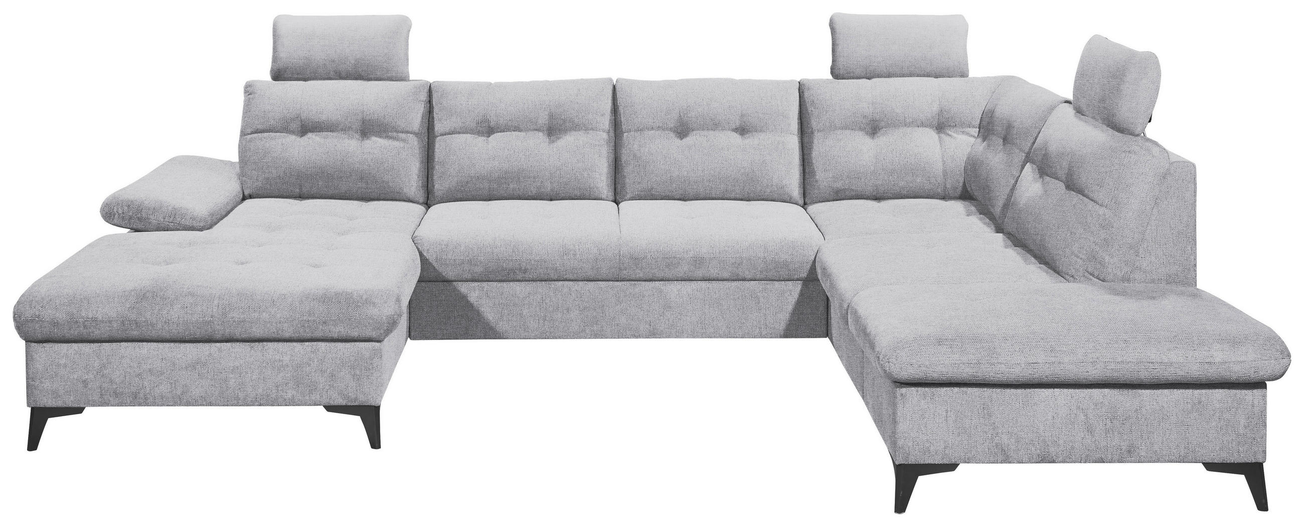 Wohnlandschaft Durban U Hellgrau U: 170/324/218 Cm