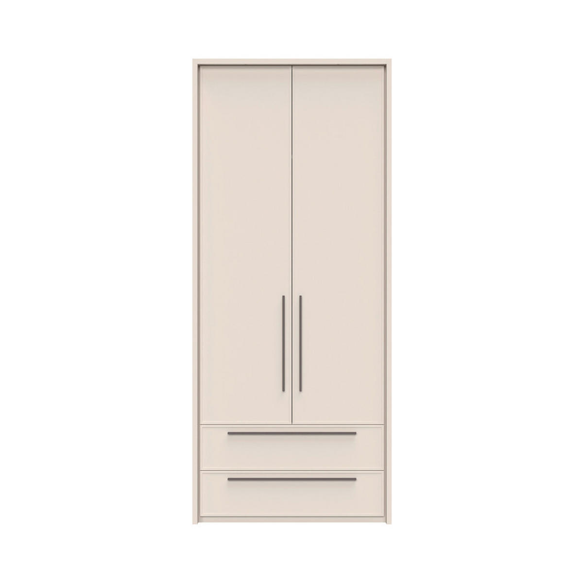 ORMAR SA KLASIČNIM VRATIMA kašmir  97/226/60 cm  - kašmir, Dizajnerski, metal/pločasti materijal (97/226/60cm)