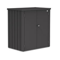 GERÄTESCHRANK 132/140/87 cm  - Dunkelgrau, Design, Metall (132/140/87cm) - Biohort