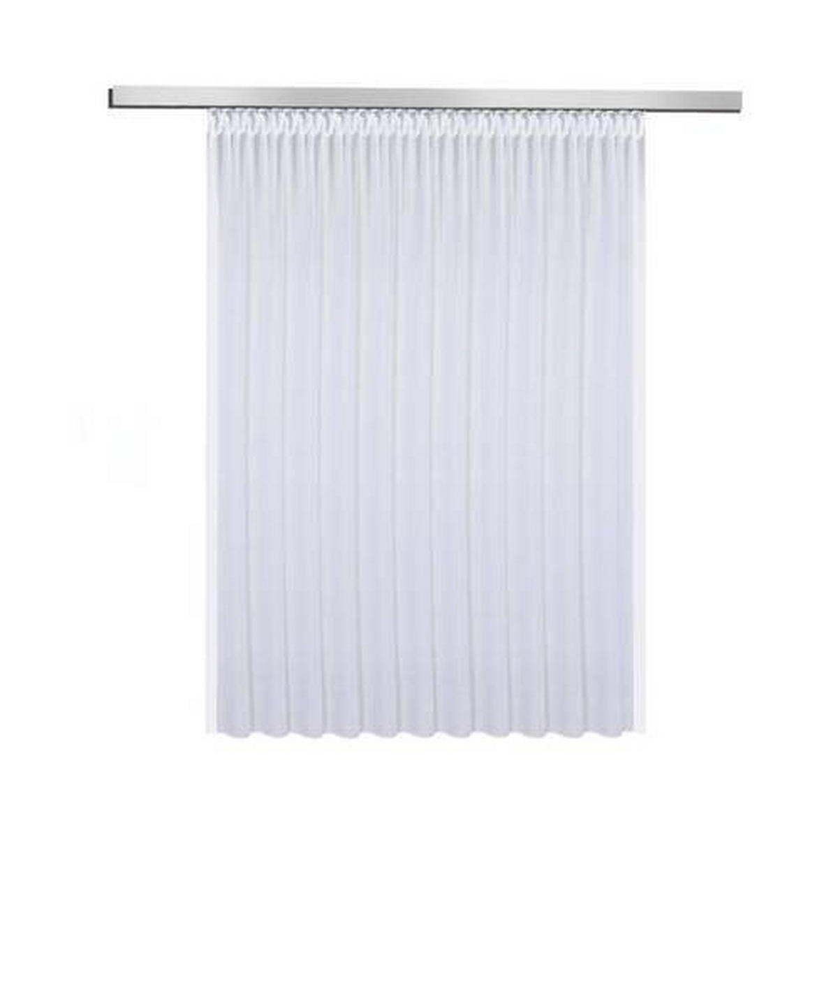 FERTIGSTORE  transparent  300/150 cm   - Weiß, Basics, Textil (300/150cm)