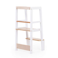 LERNTURM  - Weiß/Baltimorefarben, Basics, Holz (90/40/41cm) - Childhome