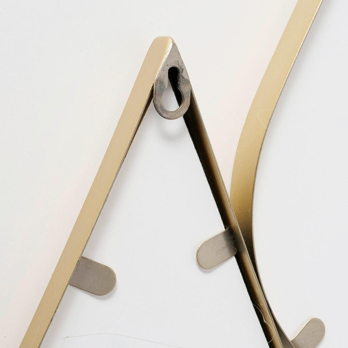 WANDDEKO Metall  - Transparent/Goldfarben, Basics, Metall (46/98/4,5cm) - Boltze Home