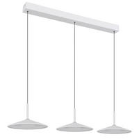 LED-HÄNGELEUCHTE LAMPONE 95/25/180 cm   - Transparent/Opal, Trend, Kunststoff/Metall (95/25/180cm) - Globo