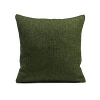 DEKORAČNÍ POLŠTÁŘ 50/50 cm - tmavě zelená, Konvenční, textil (50/50cm) - Novel