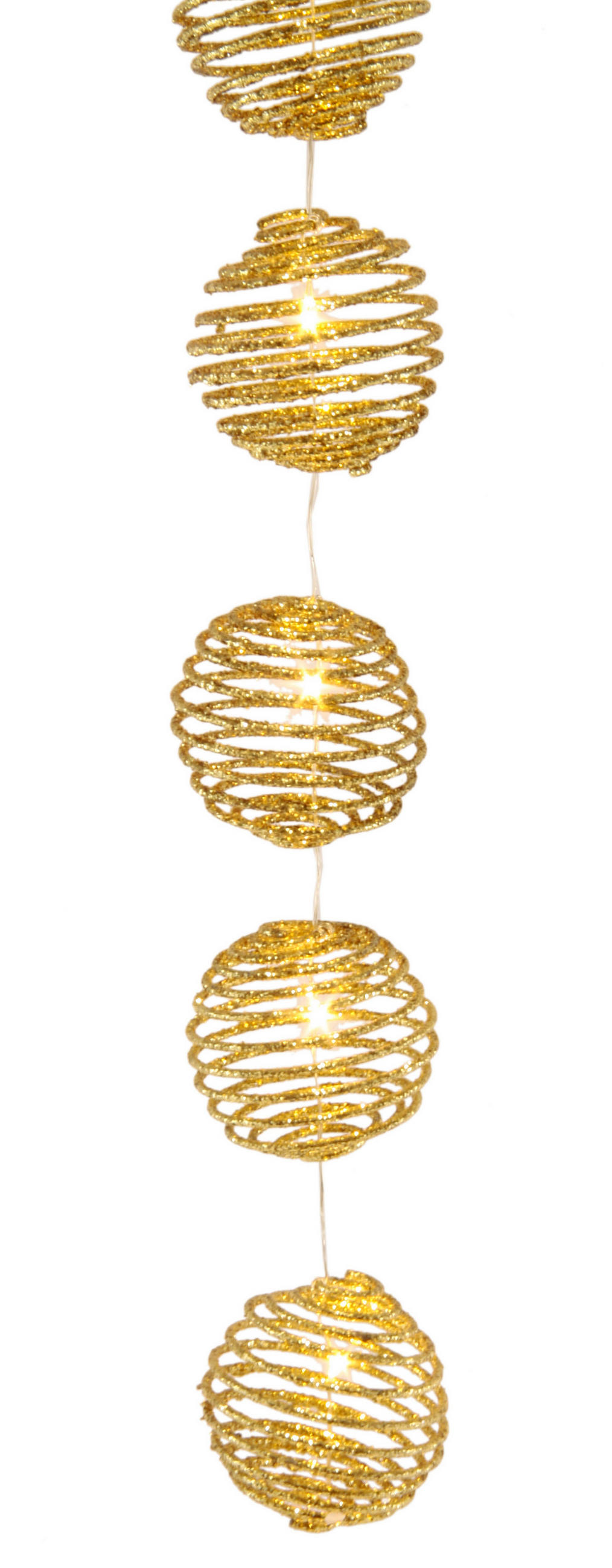 DEKOHÄNGER  - Goldfarben, Basics, Metall (5/100cm) - X-Mas