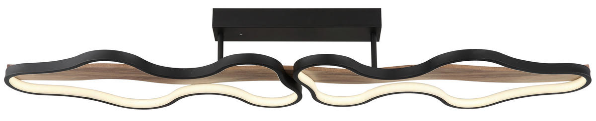 STROPNA LED-SVETILKA   //2700-6000 K/230 V/ - črna/temno rjava, Design, kovina/umetna masa (112/25,5/15cm) - Globo