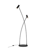 LED-STEHLEUCHTE 87/40/205,5 cm    - Schwarz, Design, Metall (87/40/205,5cm) - Dieter Knoll