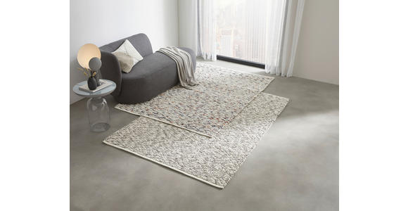 HANDWEBTEPPICH 130/190 cm  - Creme, Basics, Textil (130/190cm) - Linea Natura