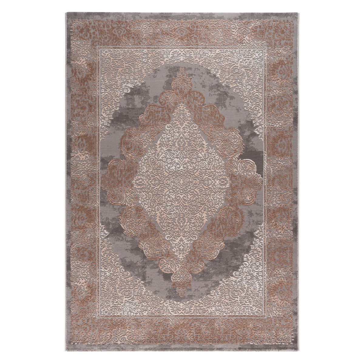 TKANÝ KOBEREC, 120/170 cm, šedá - šedá, Basics, textil (120/170cm)