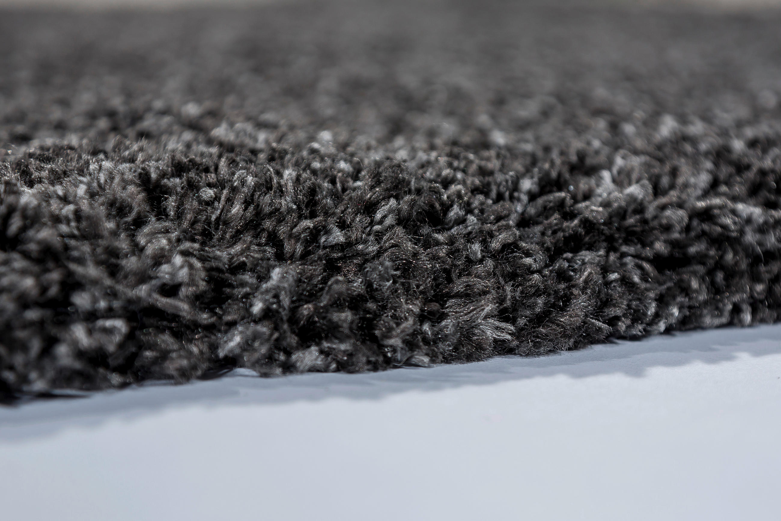 Thumbnail - Schöner Wohnen Hochflorteppich Savage, Anthrazit, Textil, rechteckig, 200x290 cm, für Fußbodenheizung geeignet, antistat...