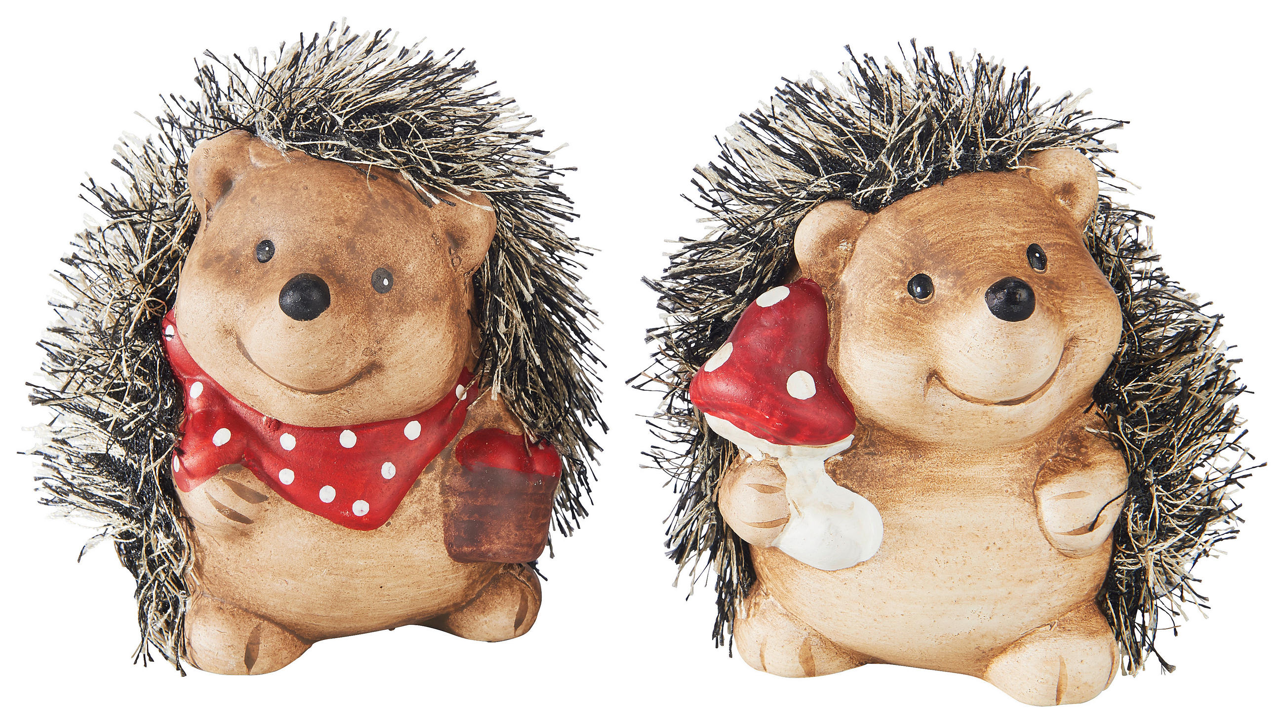 DEKOIGEL - Beige/Rot, LIFESTYLE, Keramik (8/7,5/9cm)