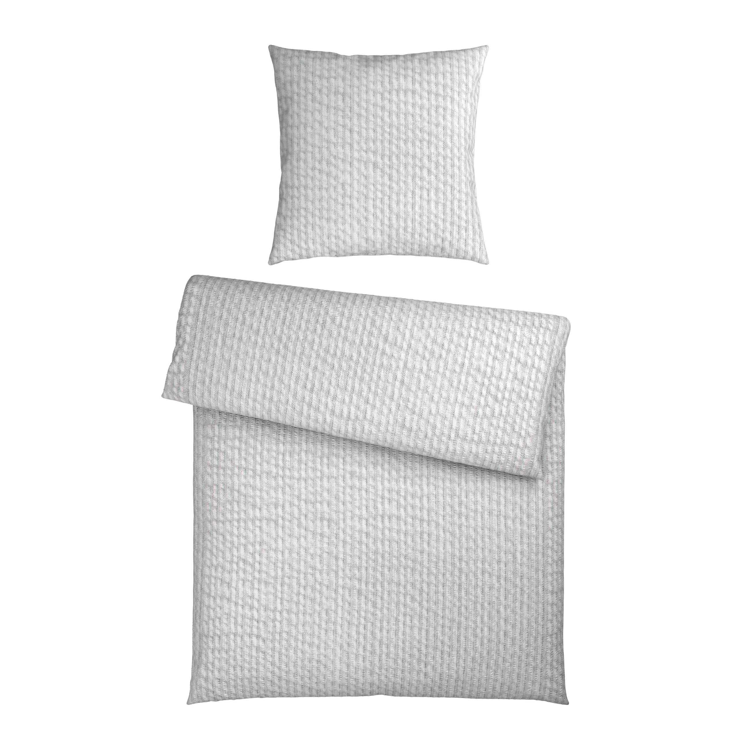 BETTWÄSCHE Seersucker 135/200 cm  - Weiß, Textil (135/200cm) - Novel