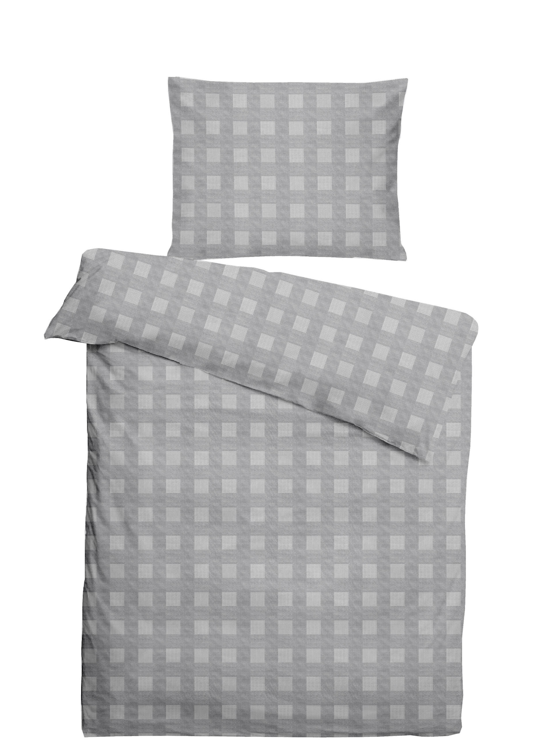 BETTWÄSCHE RALPH BAUER 2026 Jacquard, Damast 140/200 cm  - Grau, Basics, Textil (140/200cm) - Ralph Bauer