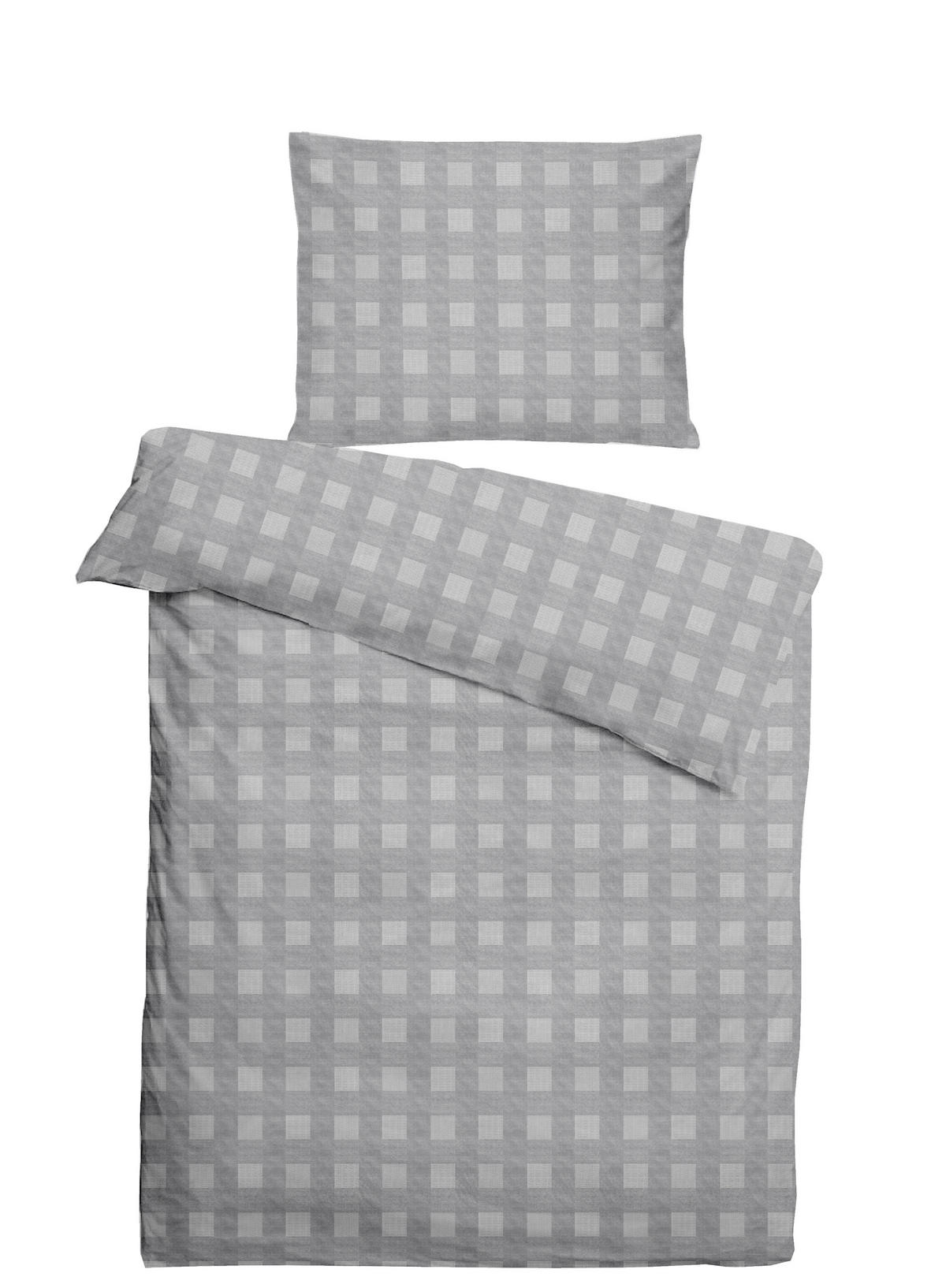 BETTWÄSCHE RALPH BAUER 2026 Jacquard, Damast 140/200 cm  - Grau, Basics, Textil (140/200cm) - Ralph Bauer