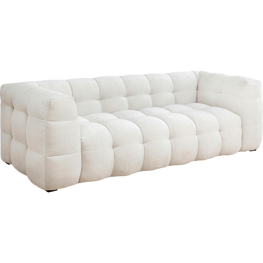 Thumbnail - Kare-Design 3-Sitzer-Sofa, Weiß, Textil, Erle, massiv, 240x70x107 cm, Wohnzimmer, Sofas & Couches, Sofas, 3-Sitzer Sofas