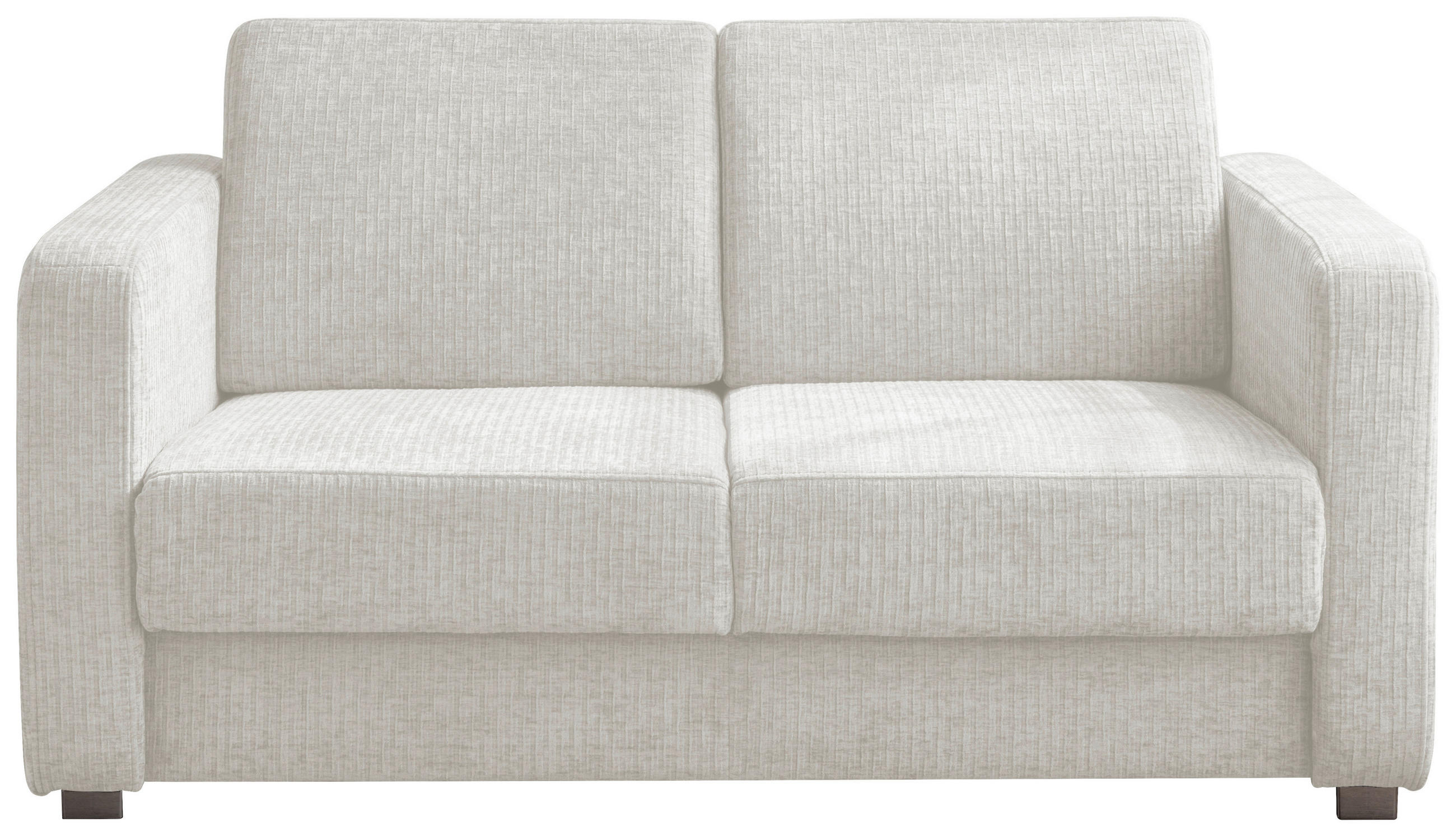 SCHLAFSOFA Mikrofaser Creme  - Chromfarben/Creme, Basics, Kunststoff/Textil (159/88/87cm) - Livetastic