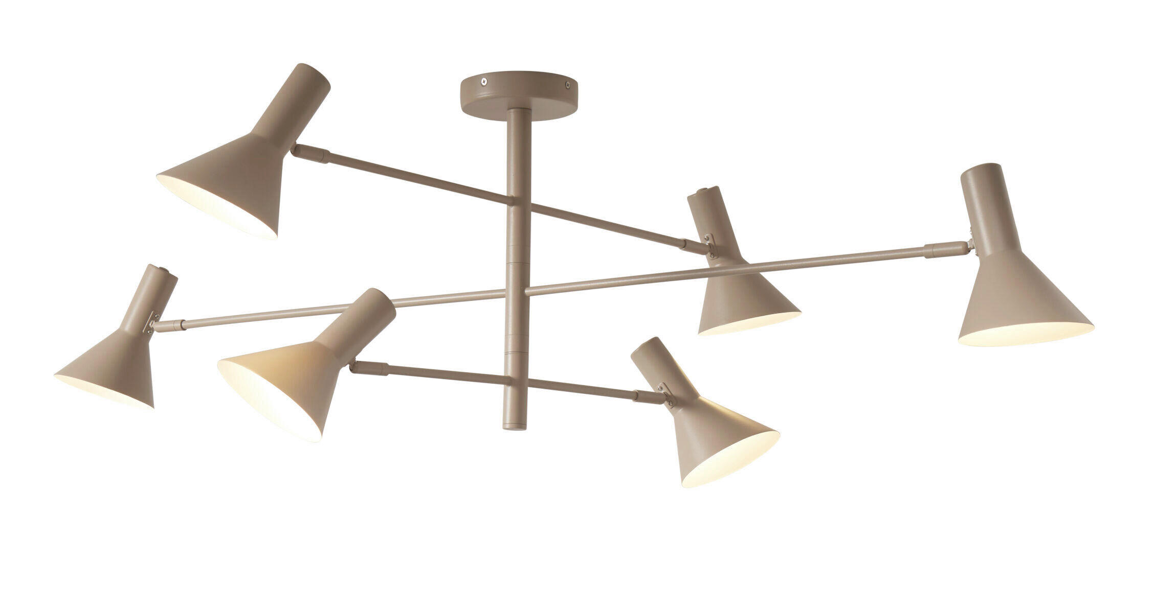 DECKENLEUCHTE 124/40 cm    - Grau, Trend, Metall (124/40cm) - It's about Romi