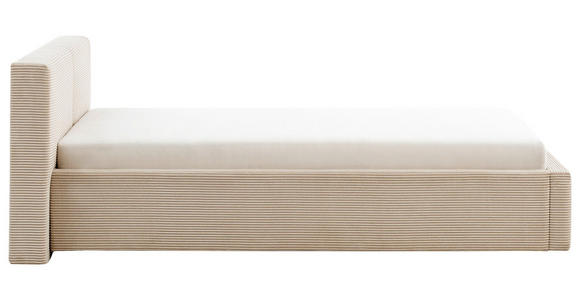POLSTERBETT 140/200 cm  in Beige  - Beige, Basics, Holz/Textil (140/200cm) - Xora