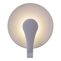 LED-WANDLEUCHTE Stan 19 cm  - Silberfarben, Basics, Kunststoff/Metall (19cm) - Näve