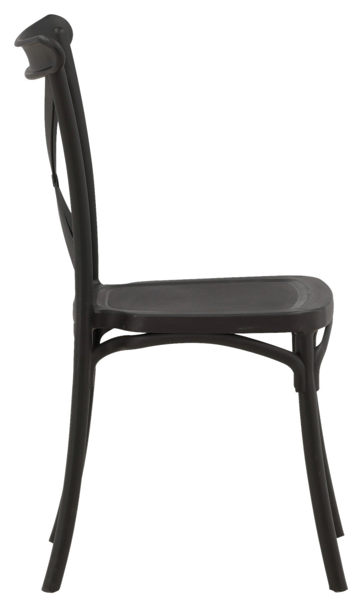 STOLSET 2 styck slät  - svart, Design, plast (52/90/55cm) - Livetastic