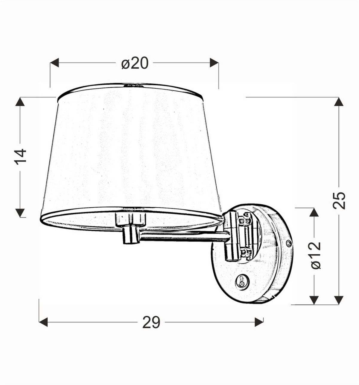 BILDERLEUCHTE Ibis 20/29/25 cm   - Schwarz/Bronzefarben, KONVENTIONELL, Kunststoff/Metall (20/29/25cm)