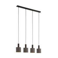 LUSTRĂ 94/16/150 cm  - auriu/maro închis, Basics, metal/textil (94/16/150cm)