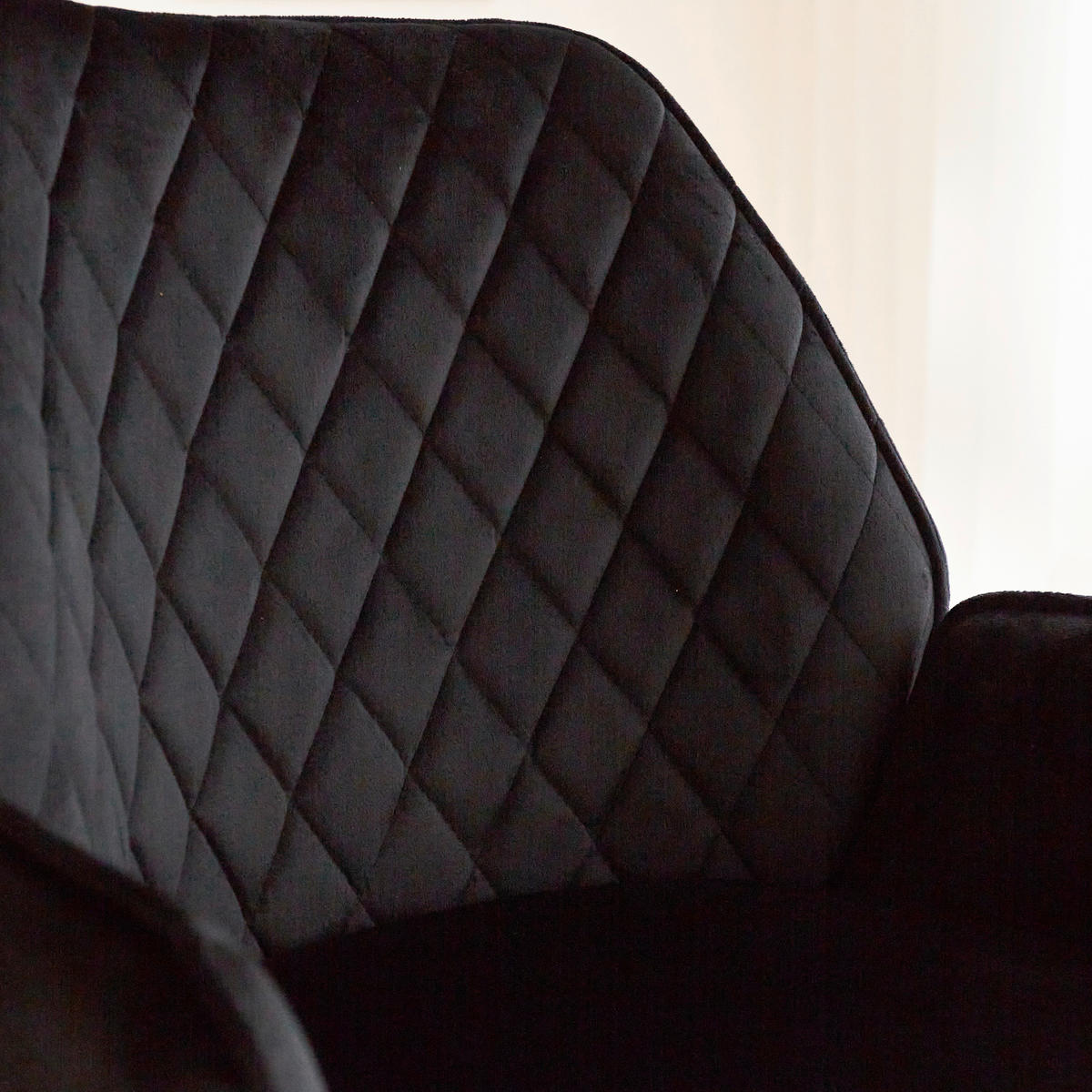 SADA BAROVÝCH STOLIČIEK 2 kus - čierna, Modern, kov/textil (54/100/58cm) - MID.YOU