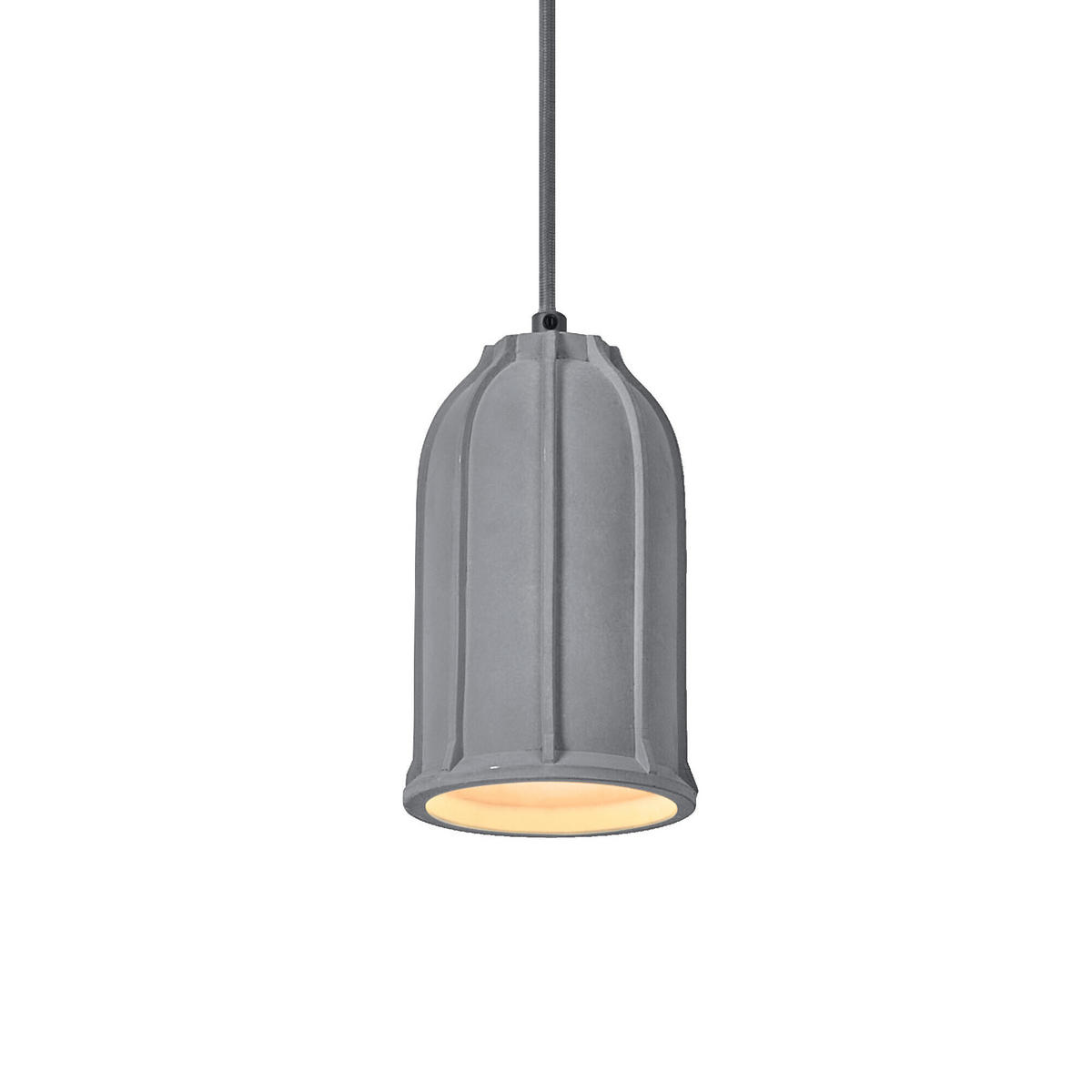 PENDELLEUCHTE 11,5/123,5 cm   - Dunkelgrau, Natur, Stein/Metall (11,5/123,5cm) - Ledvance
