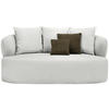 2-SITZER-SOFA in Bouclé Sandfarben  - Sandfarben/Schwarz, MODERN, Kunststoff/Textil (177/86/105cm) - Hom`in