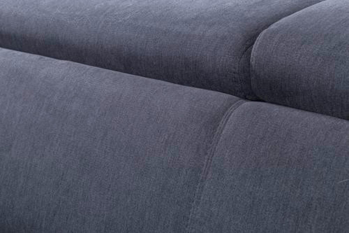 KANAPÉÁGY szürkéskék  - fekete/szürkéskék, Konventionell, műanyag/textil (206/82-100/101cm) - Venda