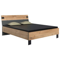 BETTANLAGE - Eichefarben/Graphitfarben, Basics (160/200cm) - MID.YOU